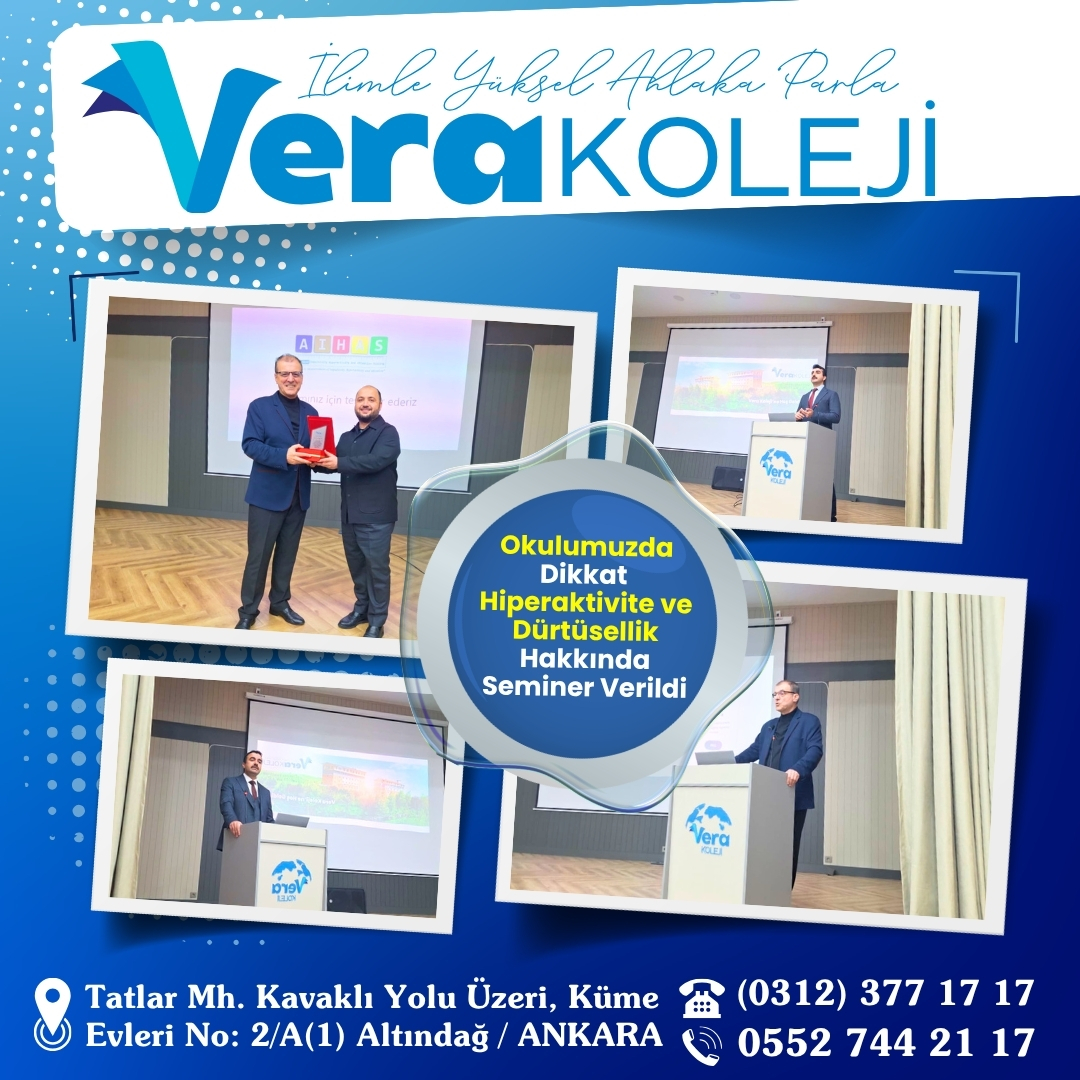 Seminerimizde "Dikkat, Hiperaktivite ve Dürtüsellik" konularını ele aldık