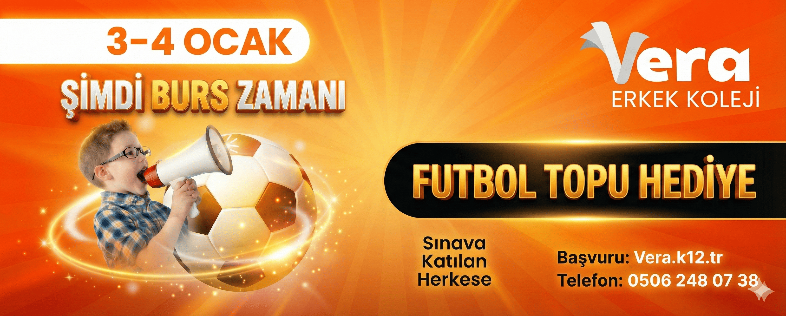 Vera Koleji 3-4 Ocak Bursluluk Sınavı Başvuruları Başladı!